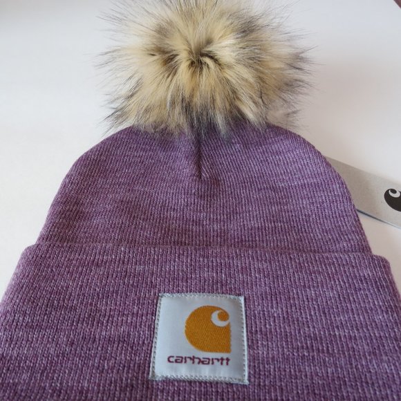 Carhartt Beanie with Handmade in USA Pom Cap main image 5